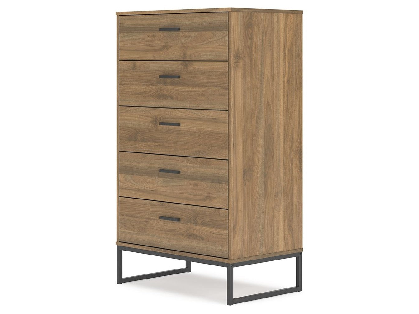 Deanlow - Five Drawer Chest - Honey