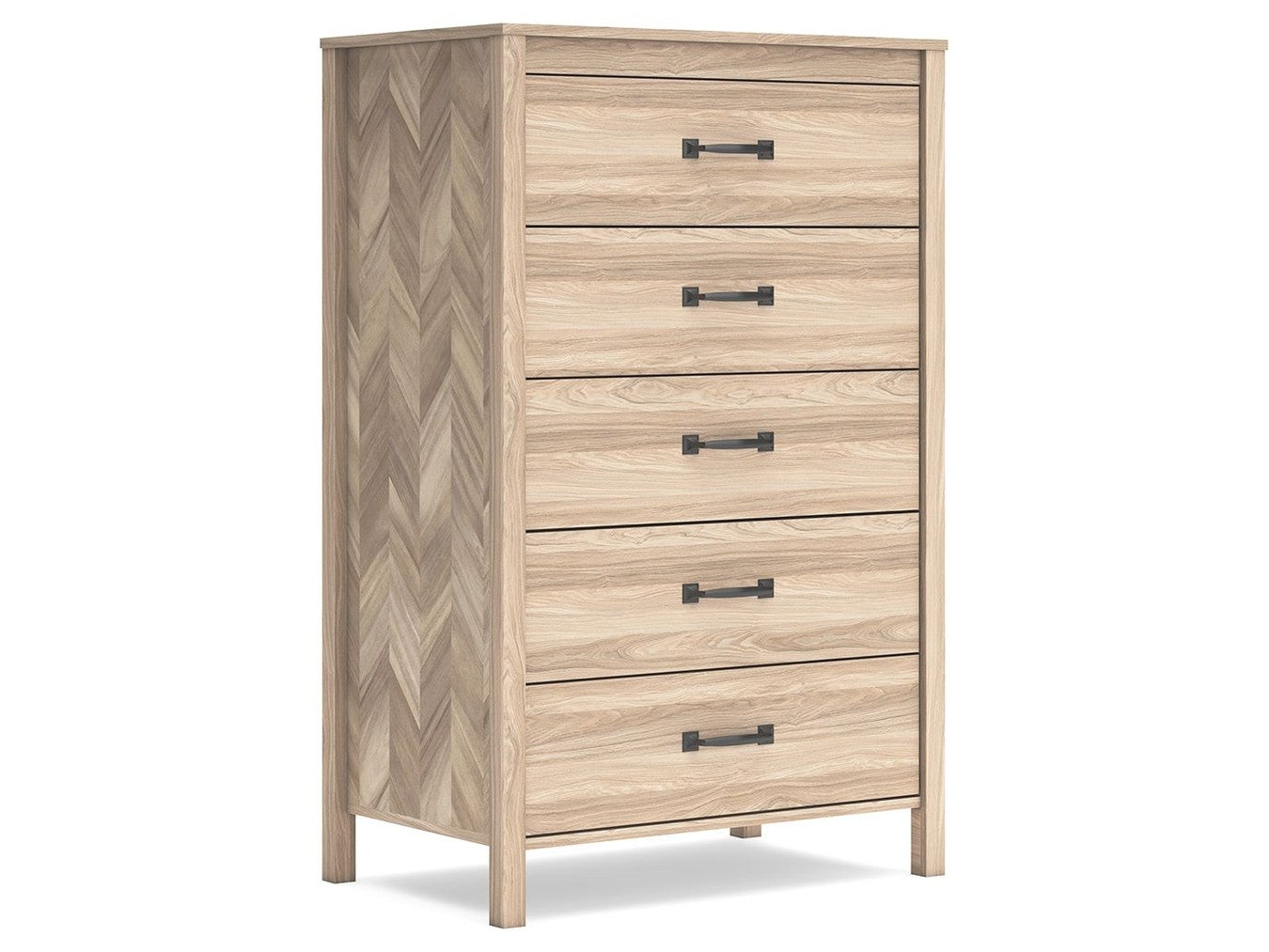 Battelle - Five Drawer Chest - Tan