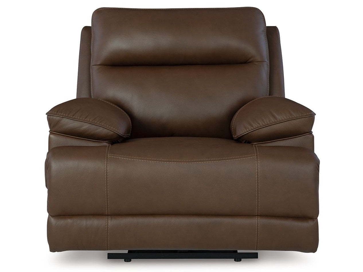 Vonryan - Power Recliner / Adj Headrest - Tobacco
