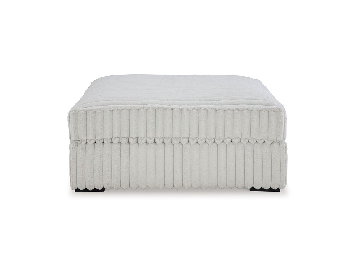 Stupendous - Oversized Accent Ottoman - Alloy