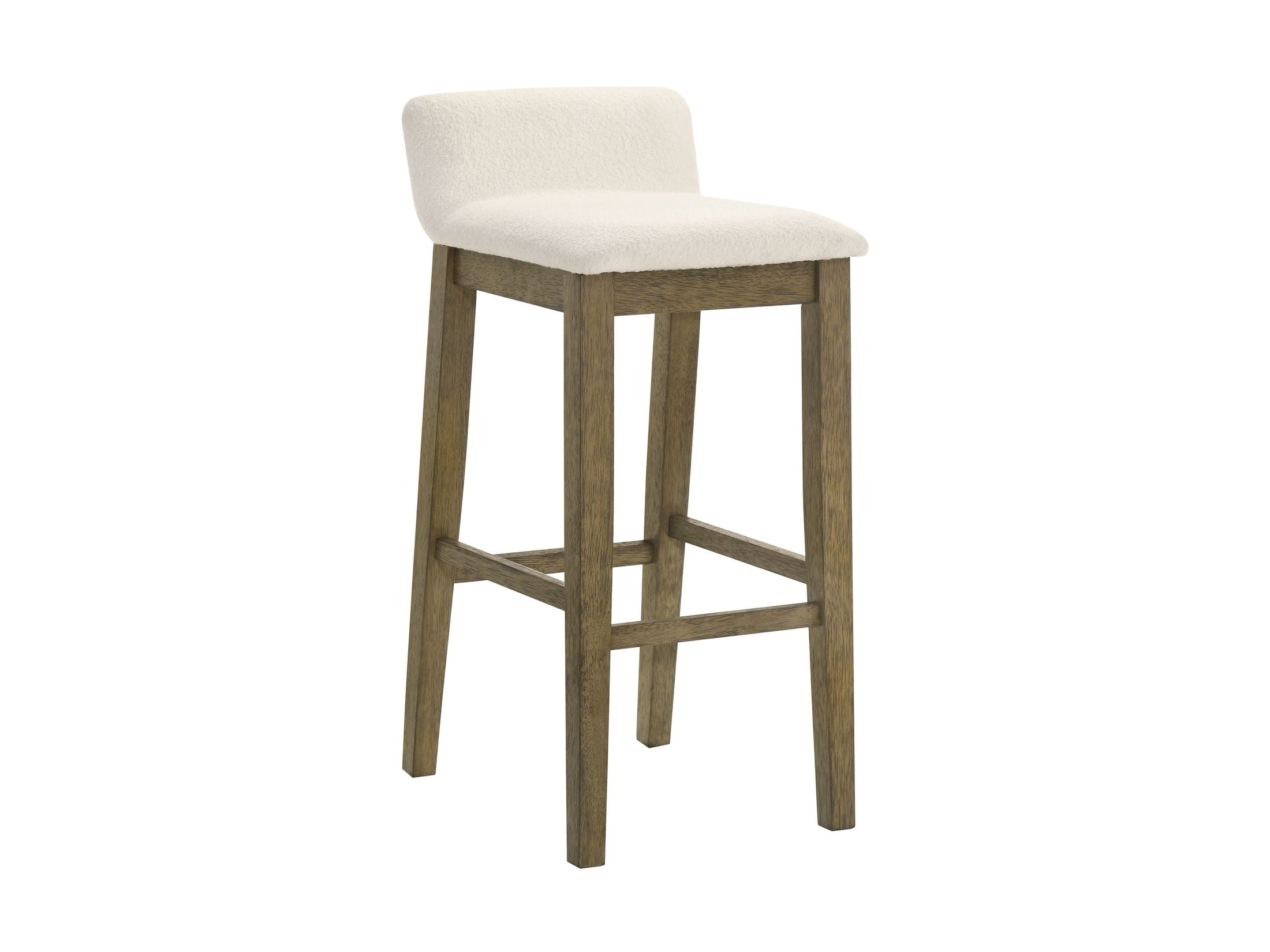 Annikah - Modern Transitional Wood Bar Height Kitchen Bar Stool