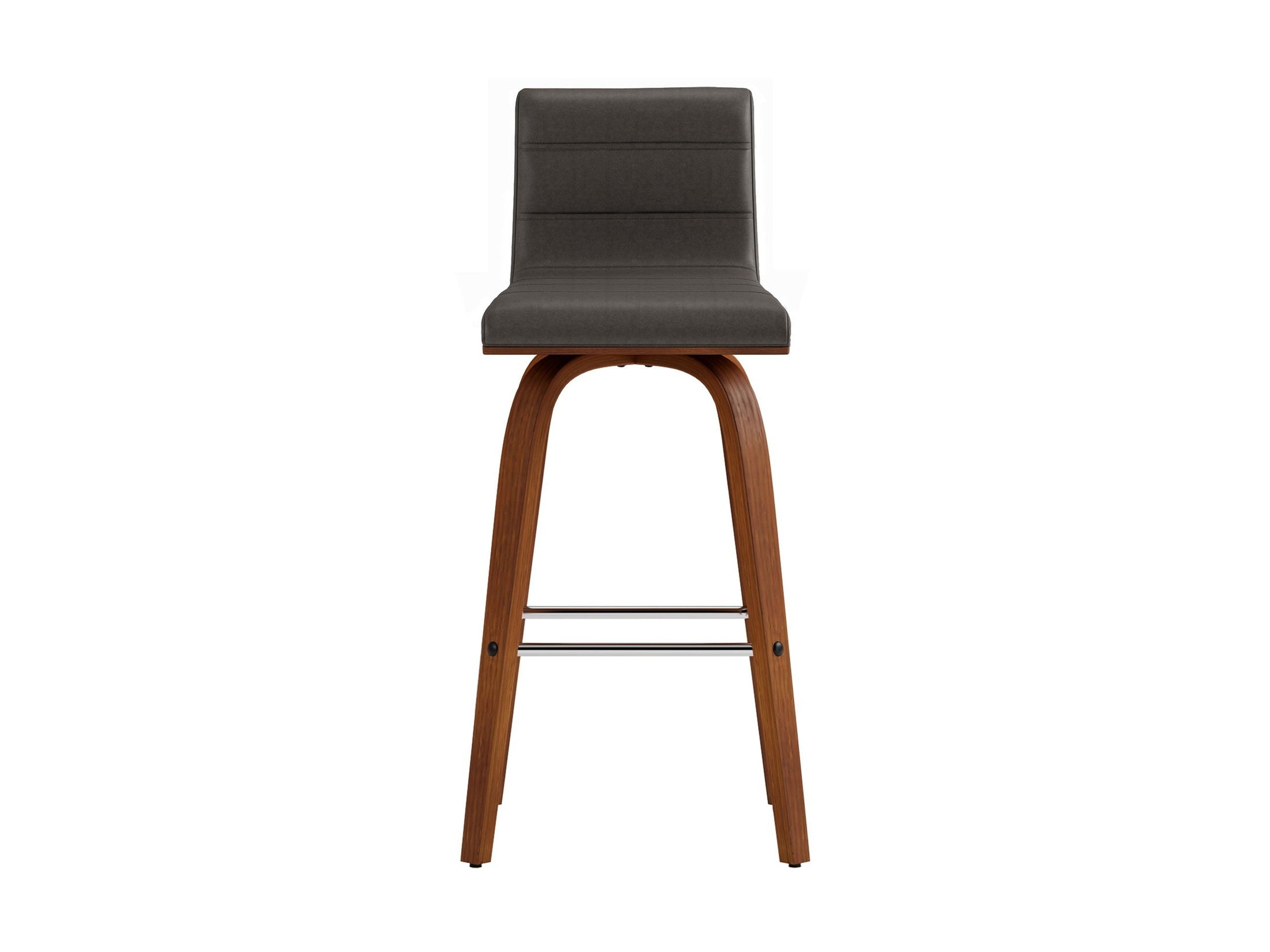 Vienna - 26" Swivel Counter Stool - Walnut Wood