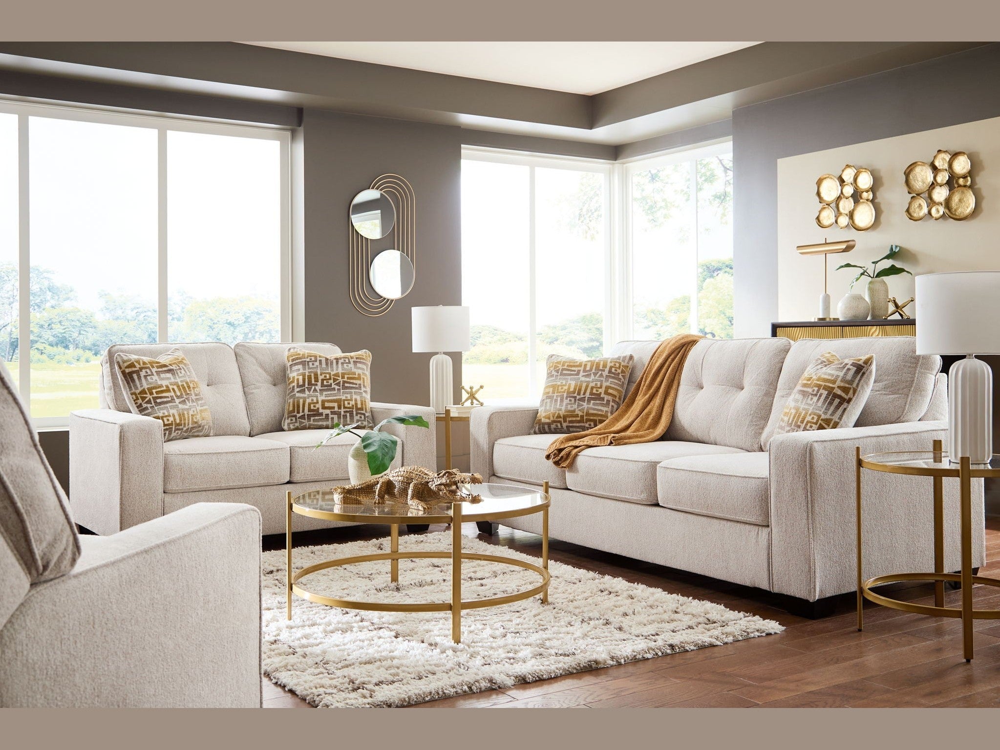 Pearlox - Occasional Table Set (Set of 3) - Gold