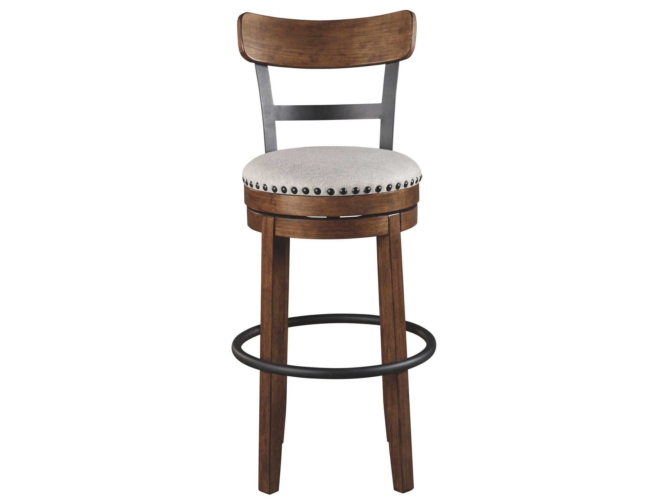 Valebeck - Tall Upholstered Swivel Barstool