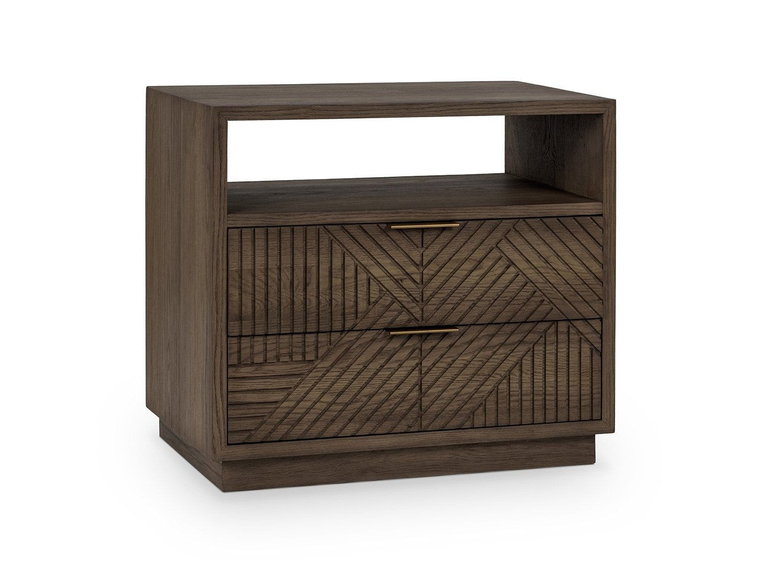 Santa - 2-Drawer Nightstand - Toasted Brown
