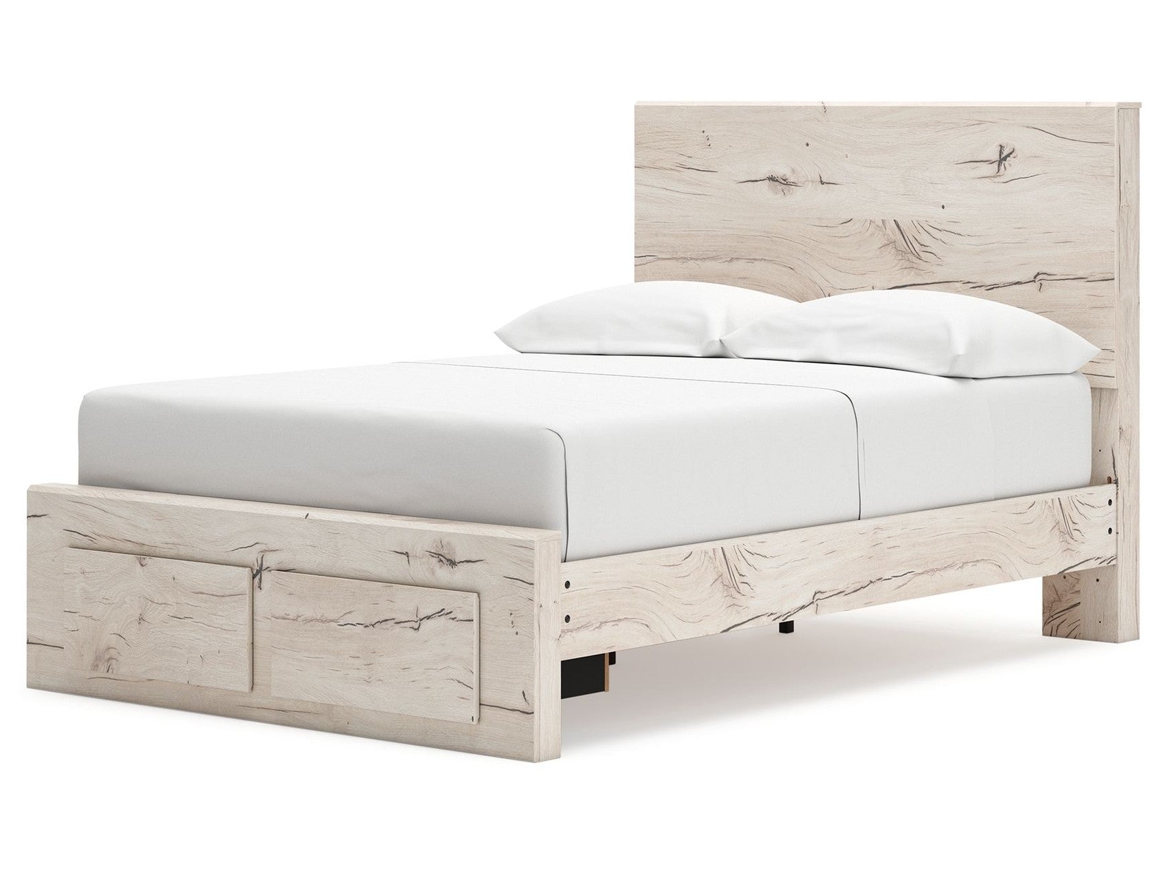 Lawroy - Panel Bed With Storage