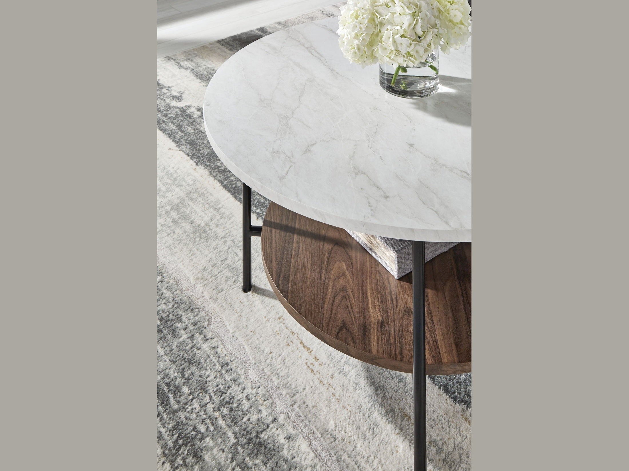 Wrenwich - Occasional Table Set (Set of 3) - Brown / Black / White