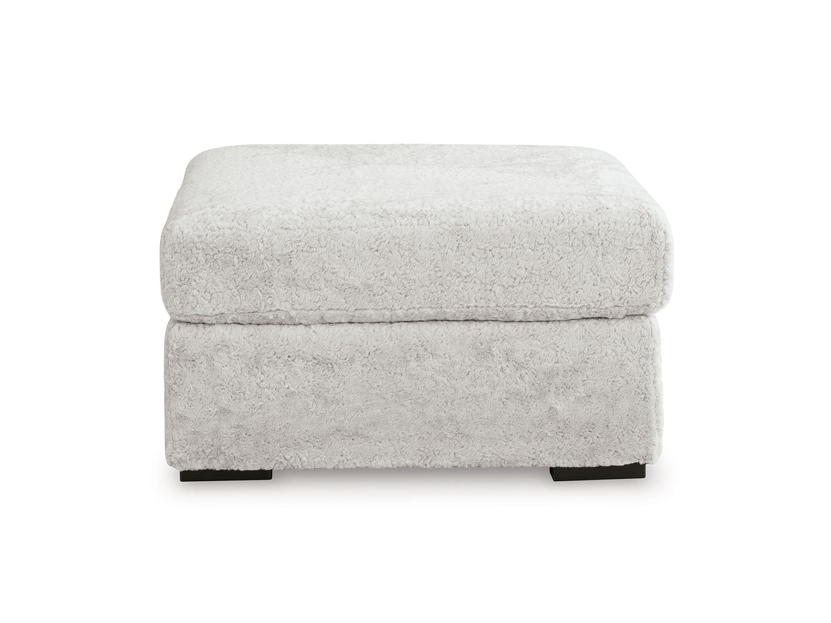 Cuddle Plush - Oversized Accent Ottoman - Arctic