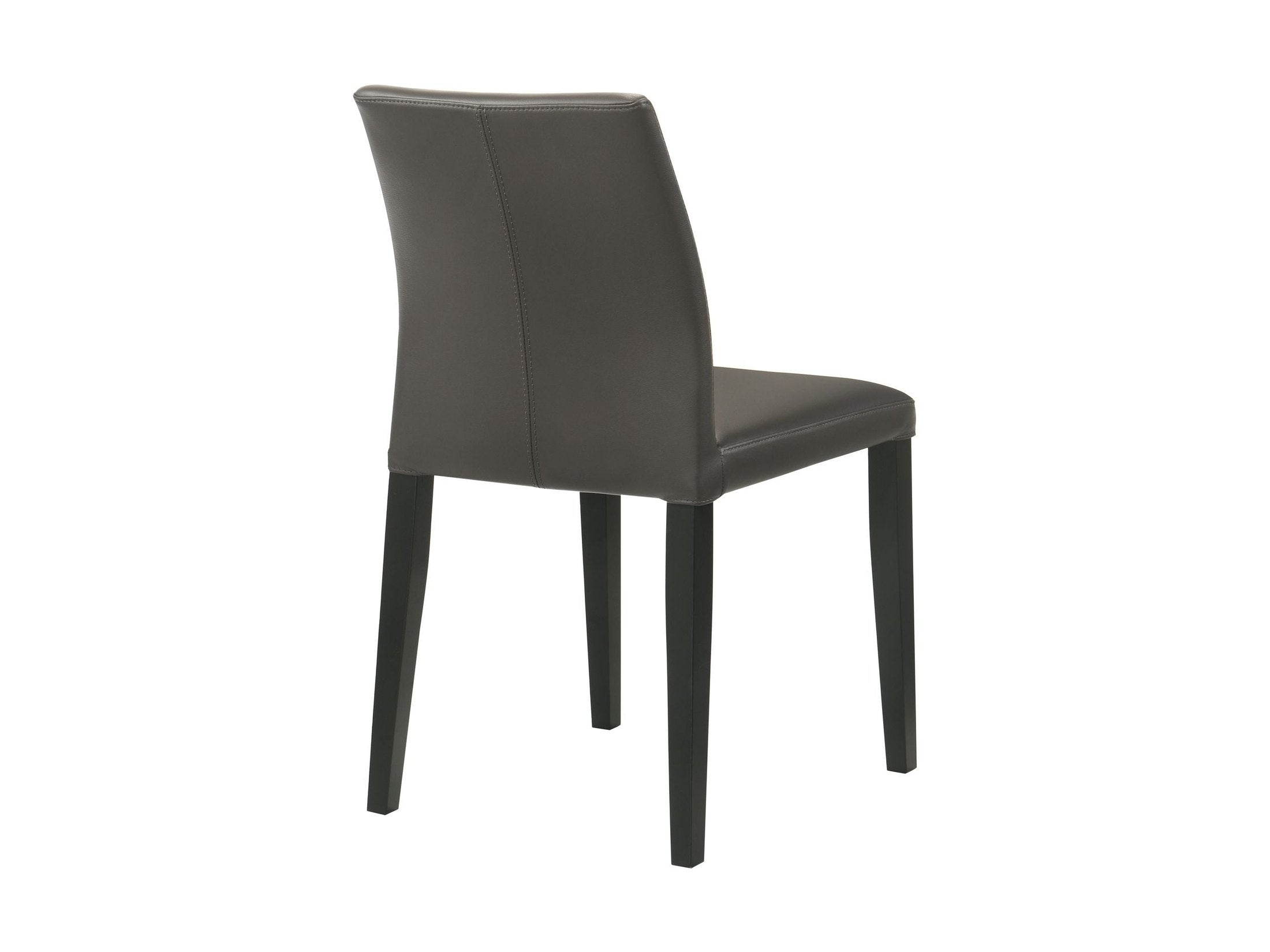 Elyza - Full Back Top Grain Leather Upholstered Wood Dining Chairs (Set of 2)