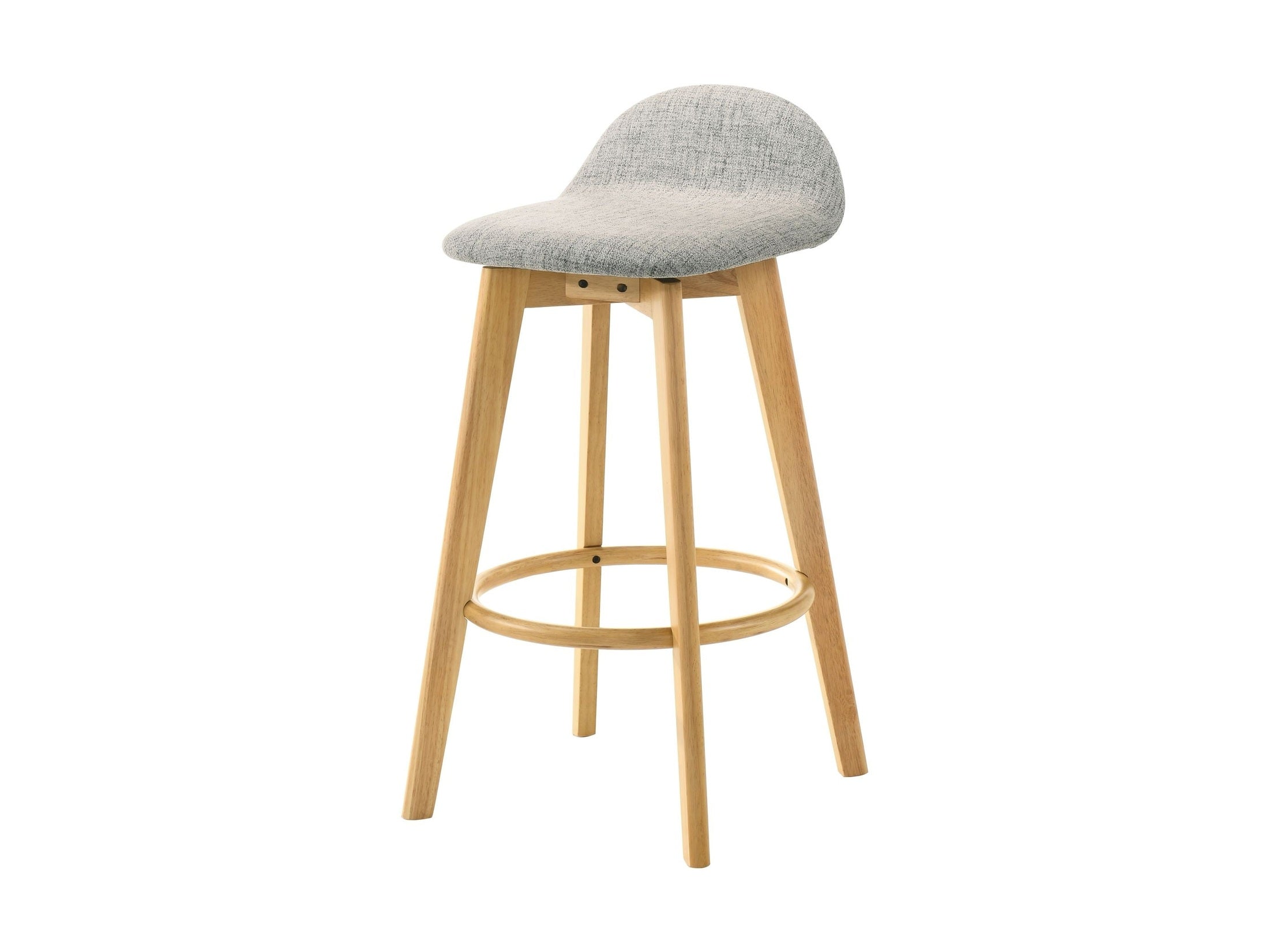 Vera - Upholstered Wood Counter Height Barstool