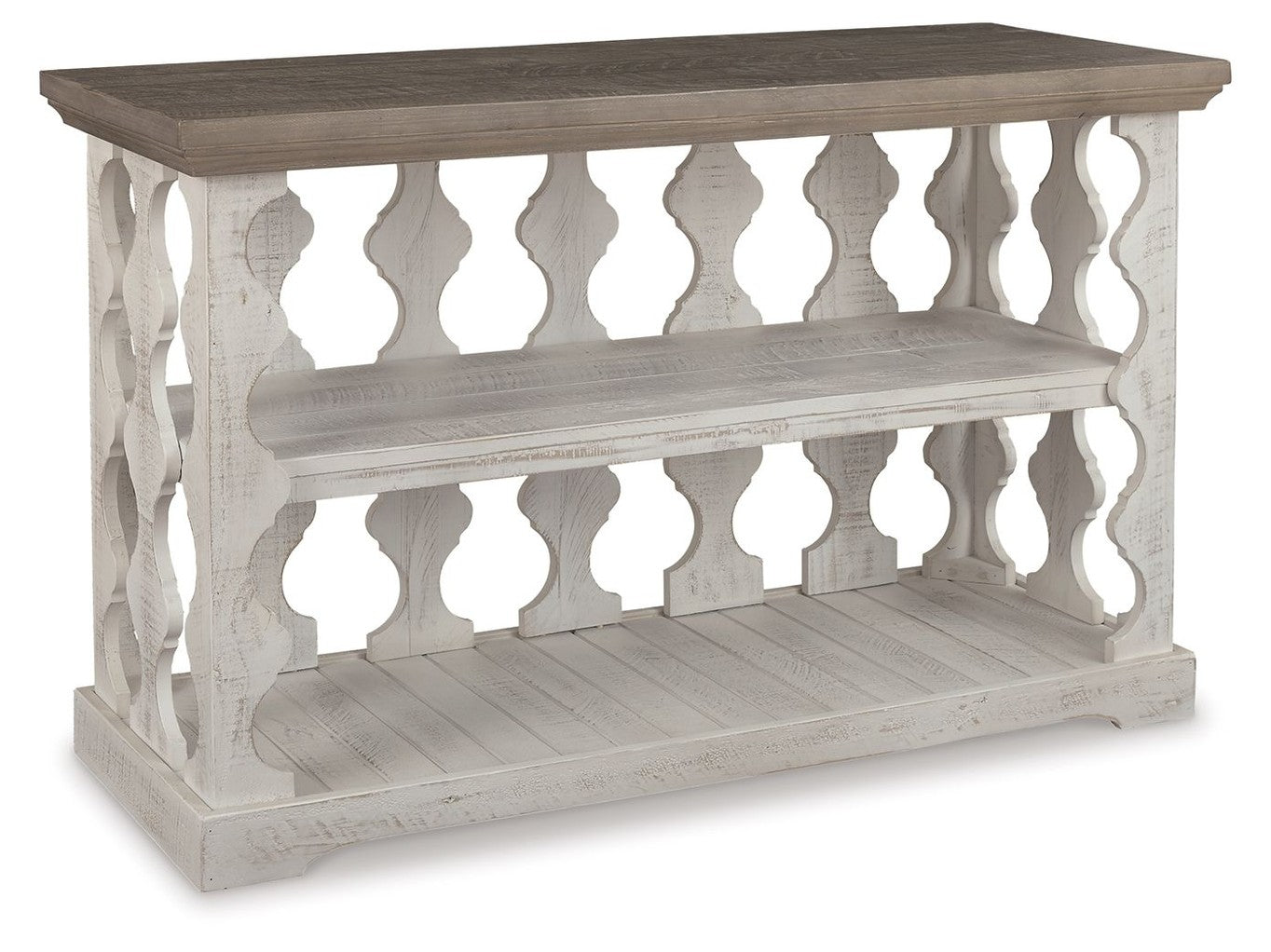 Havalance - Console Sofa Table - Gray / White
