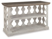 Havalance - Console Sofa Table - Gray / White