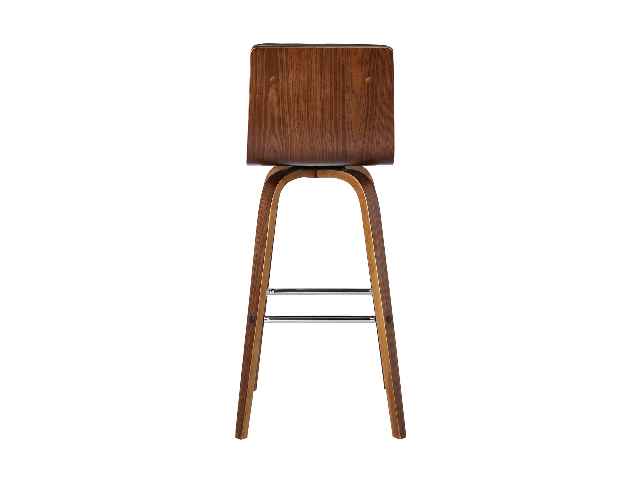Vienna - 26" Swivel Counter Stool - Walnut Wood