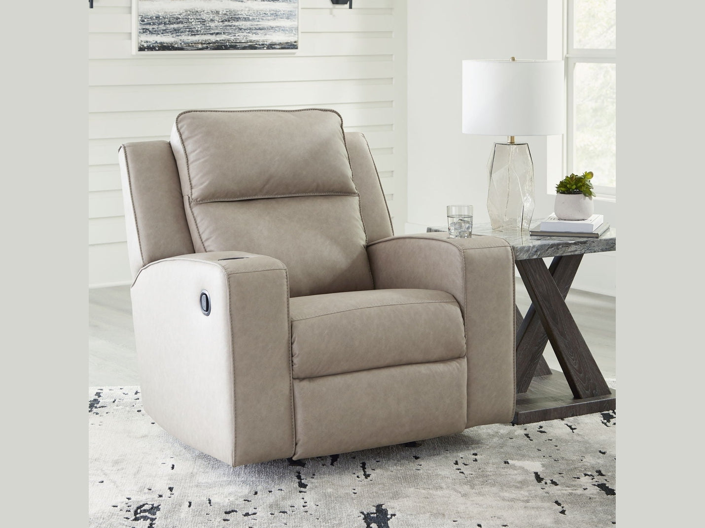 Lavenhorne - Rocker Recliner - Pebble