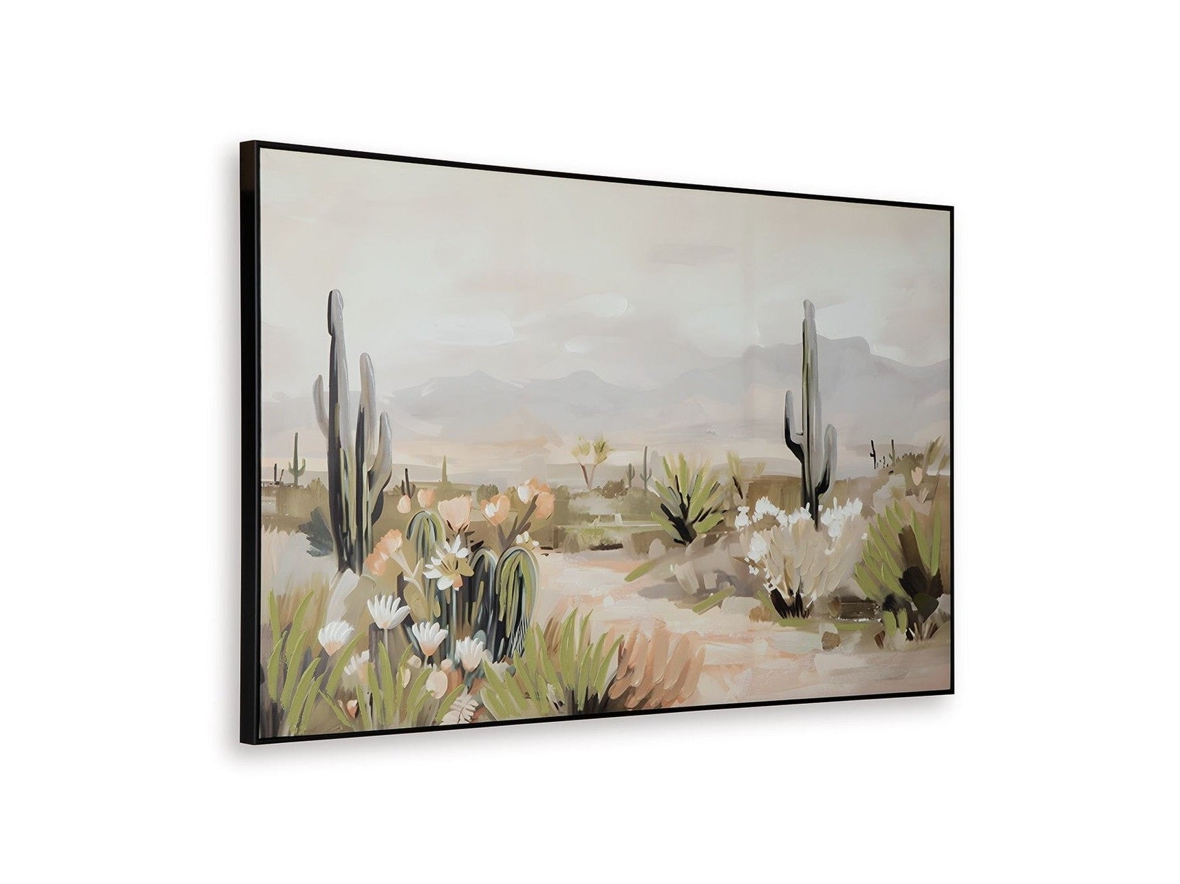 Sidworth - Wall Art - Green / Beige / Gray