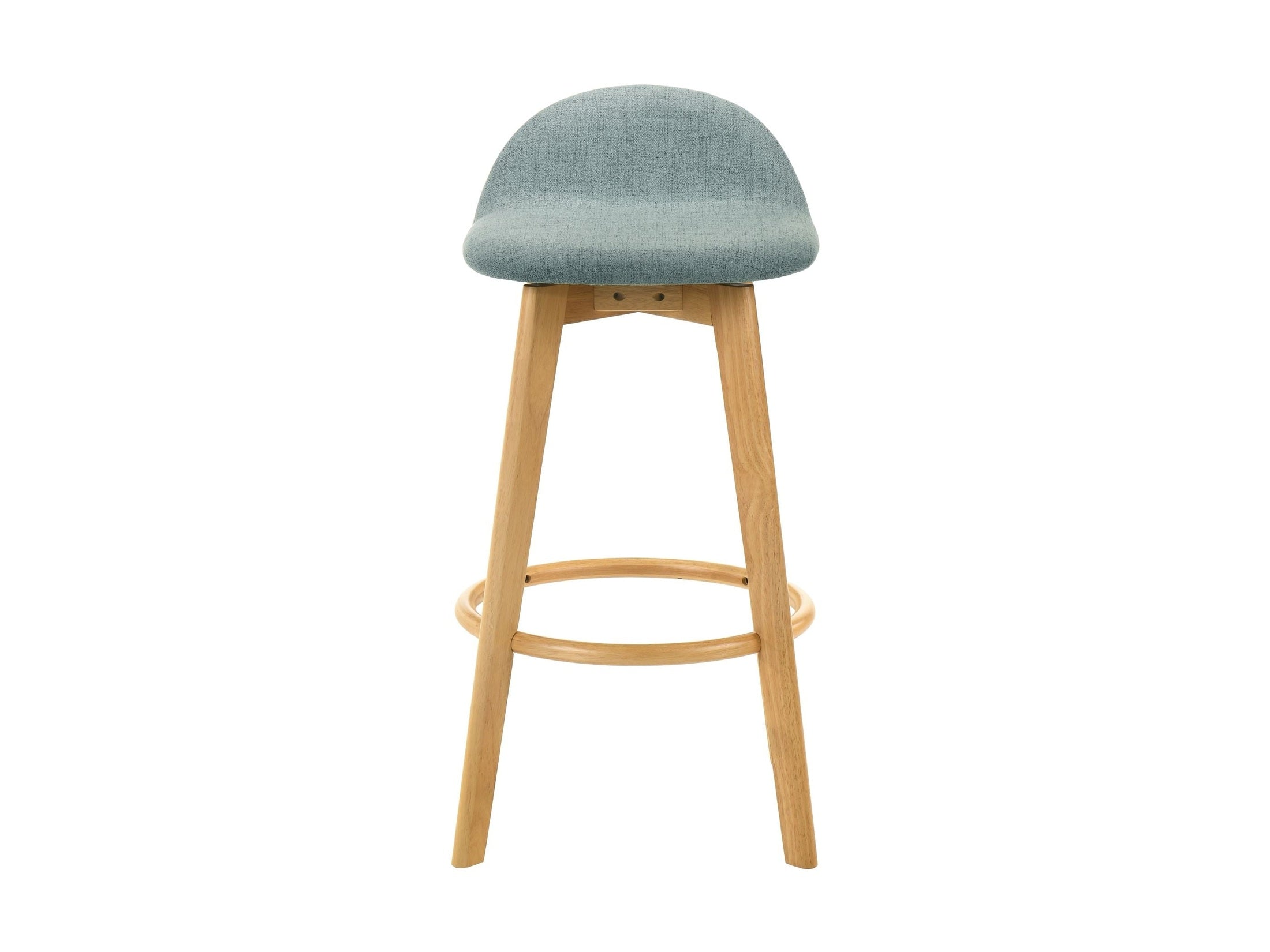 Vera - Upholstered Wood Counter Height Barstool