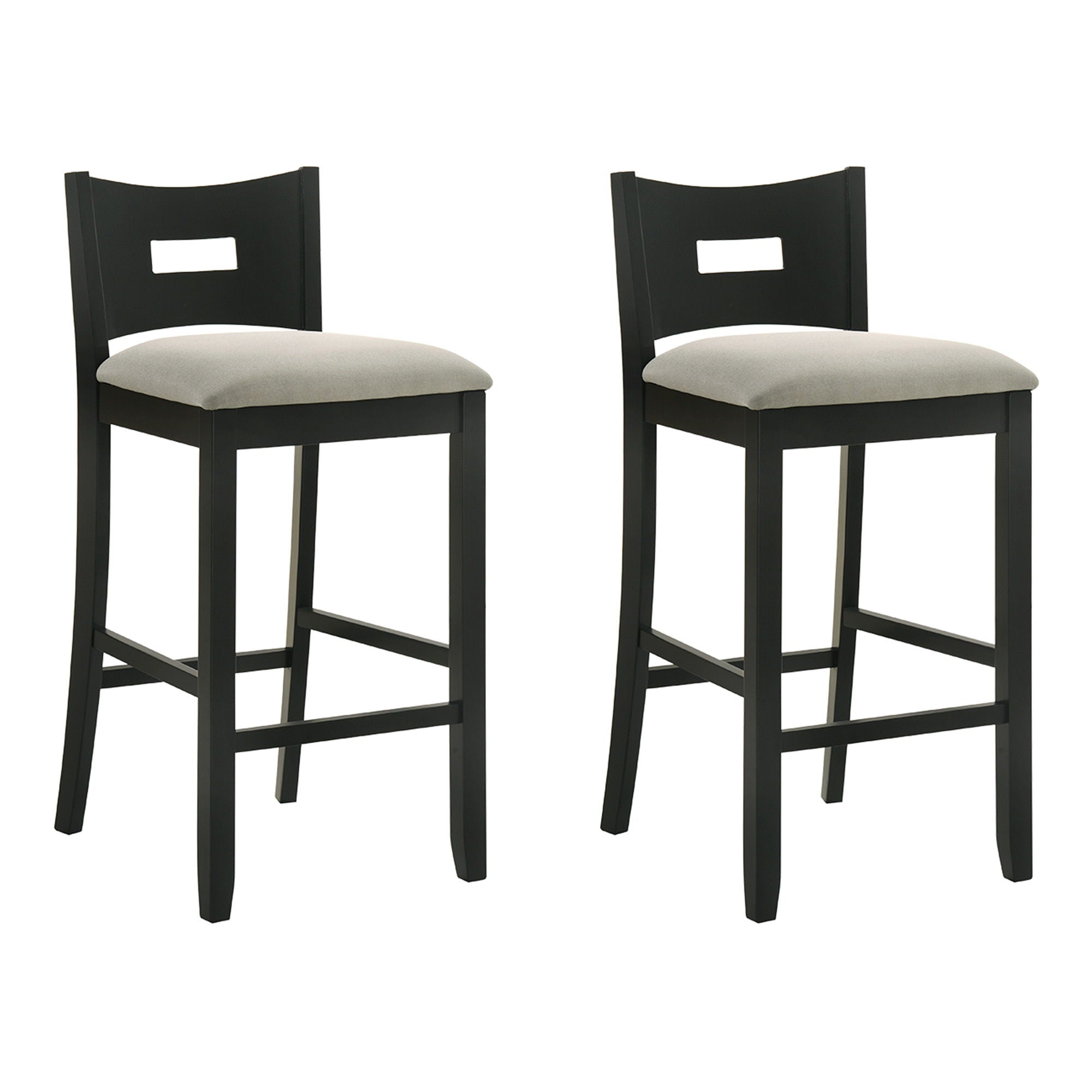 Ren - 26" Counter Height Rubberwood Barstool
