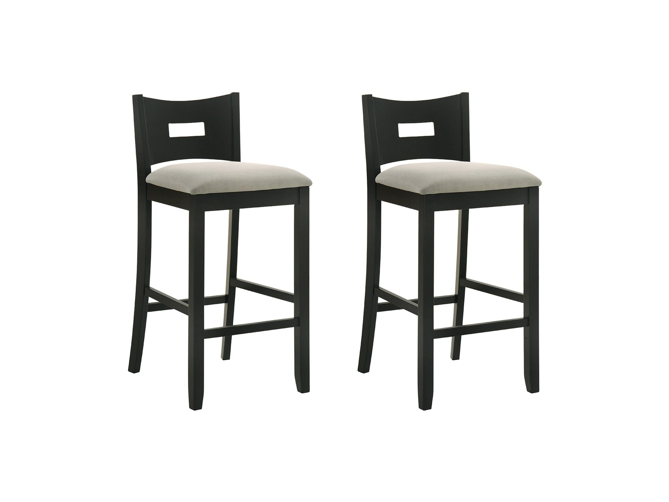 Ren - 26" Counter Height Rubberwood Barstool