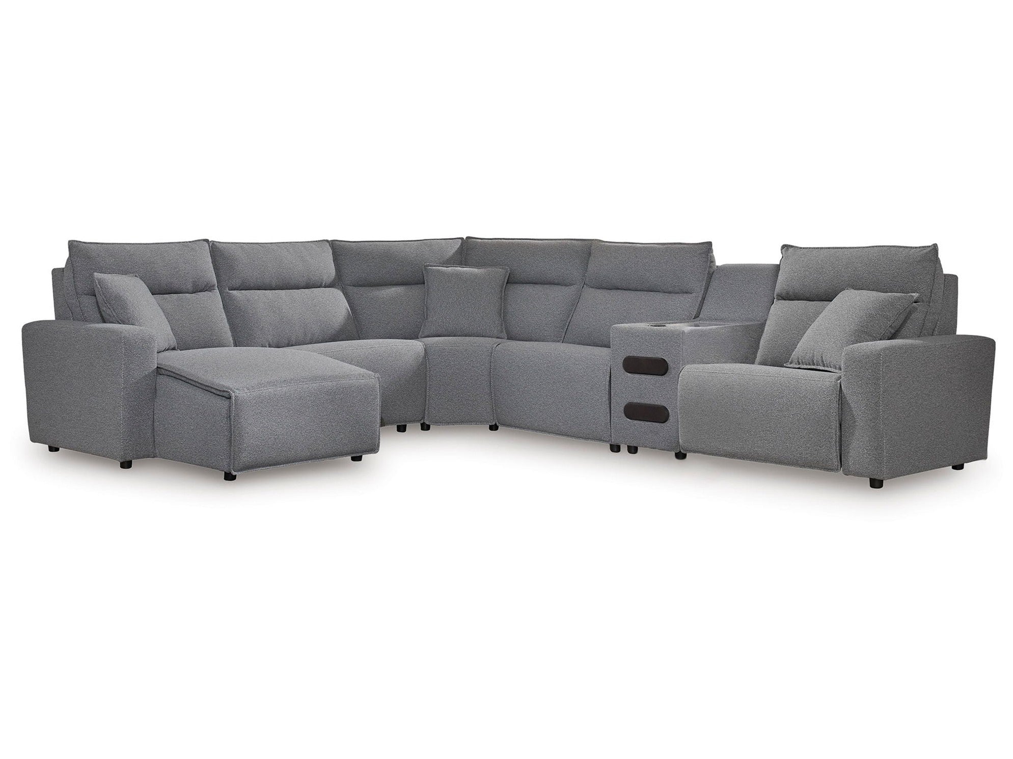 Modmax II - Reclining Sectional - Salt And Pepper