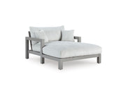 Hurley Park - Chaise Lounge With Cushion - Gray