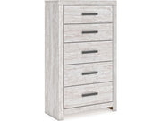 Cayboni - Five Drawer Chest - Whitewash