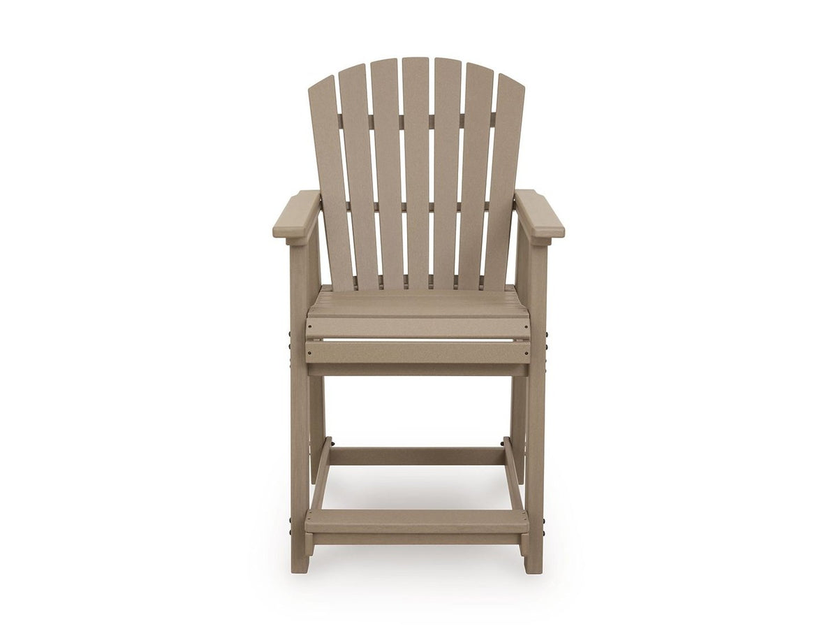 Seacliff Beach - Barstool (Set of 2) - Medium Brown