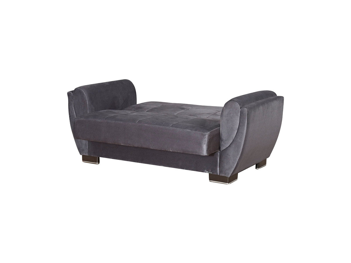 Ottomanson Armada Air - Upholstered Convertible Loveseat With Storage - Microfiber