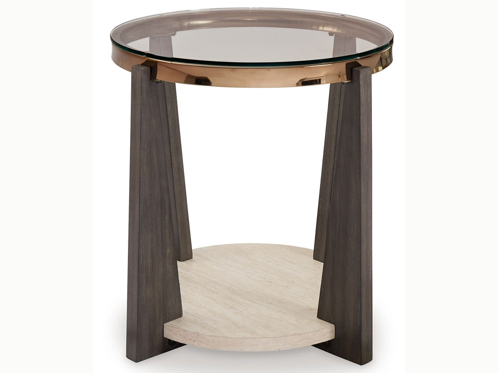 Frazwa - Round End Table - Multi