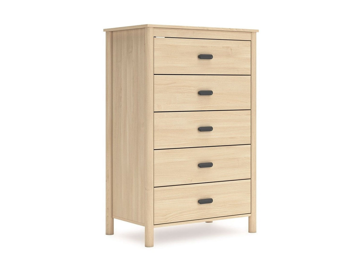 Cabinella - Five Drawer Chest - Tan
