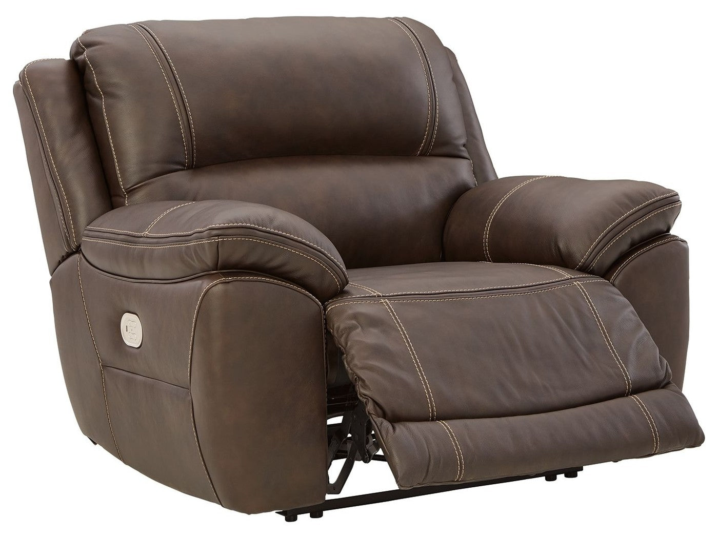 Dunleith - Zero Wall Recliner w/PWR HDRST - Chocolate
