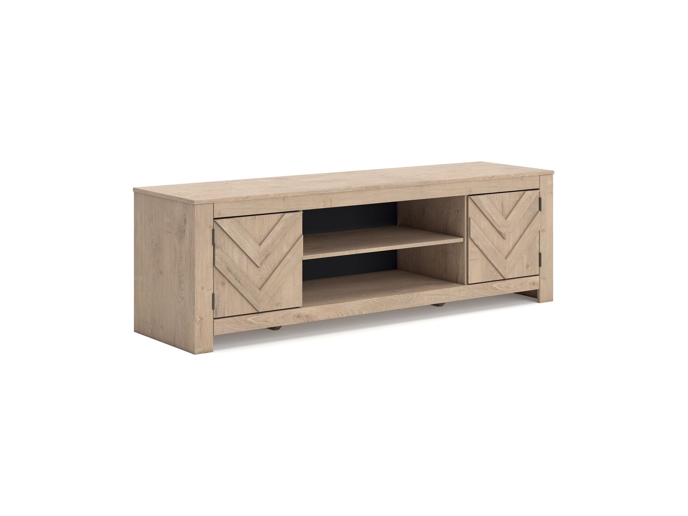 Cayboni - LG TV Stand With Fireplace Option