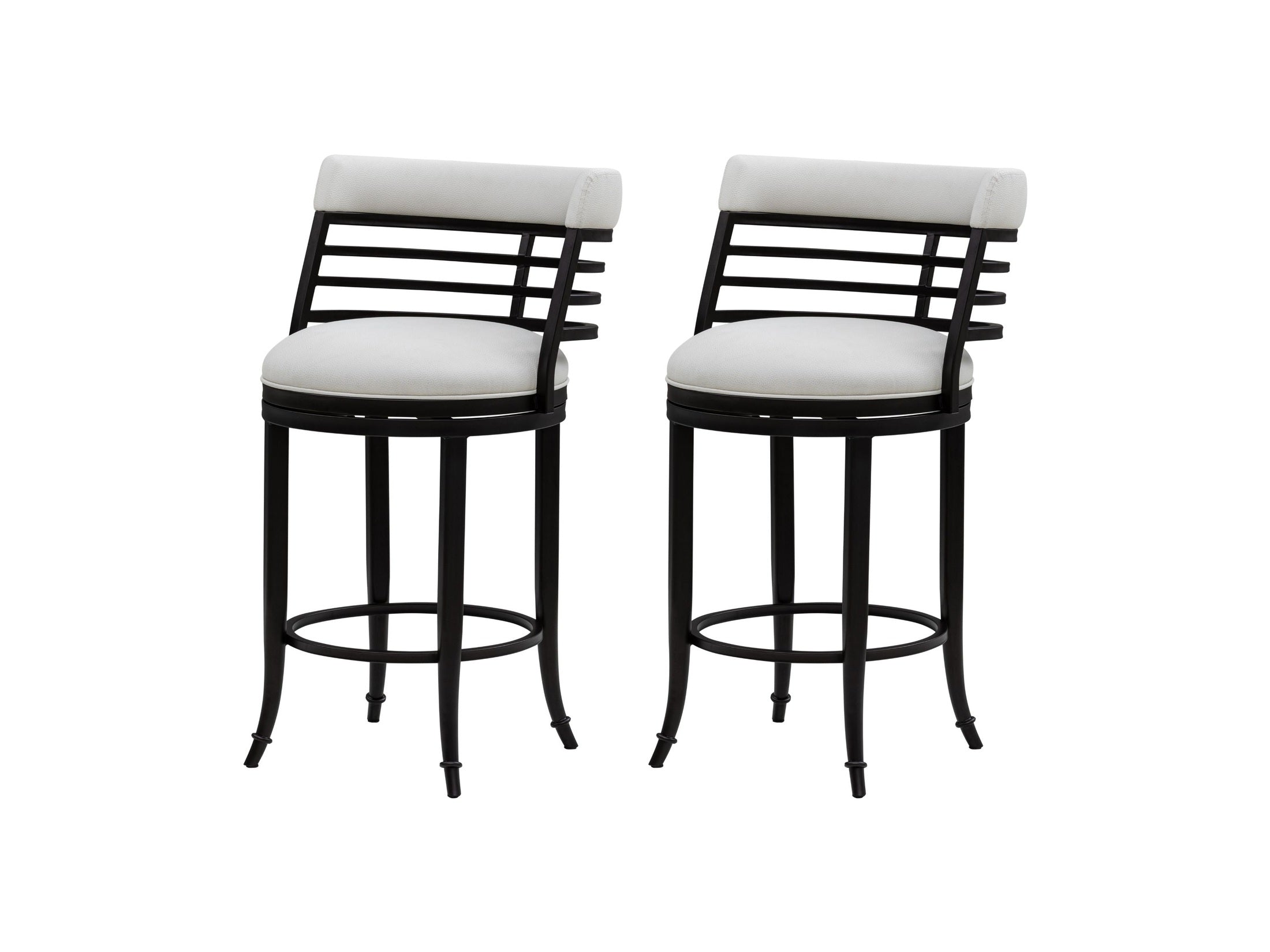 Telia - Upholstered Swivel Counter Height Barstool