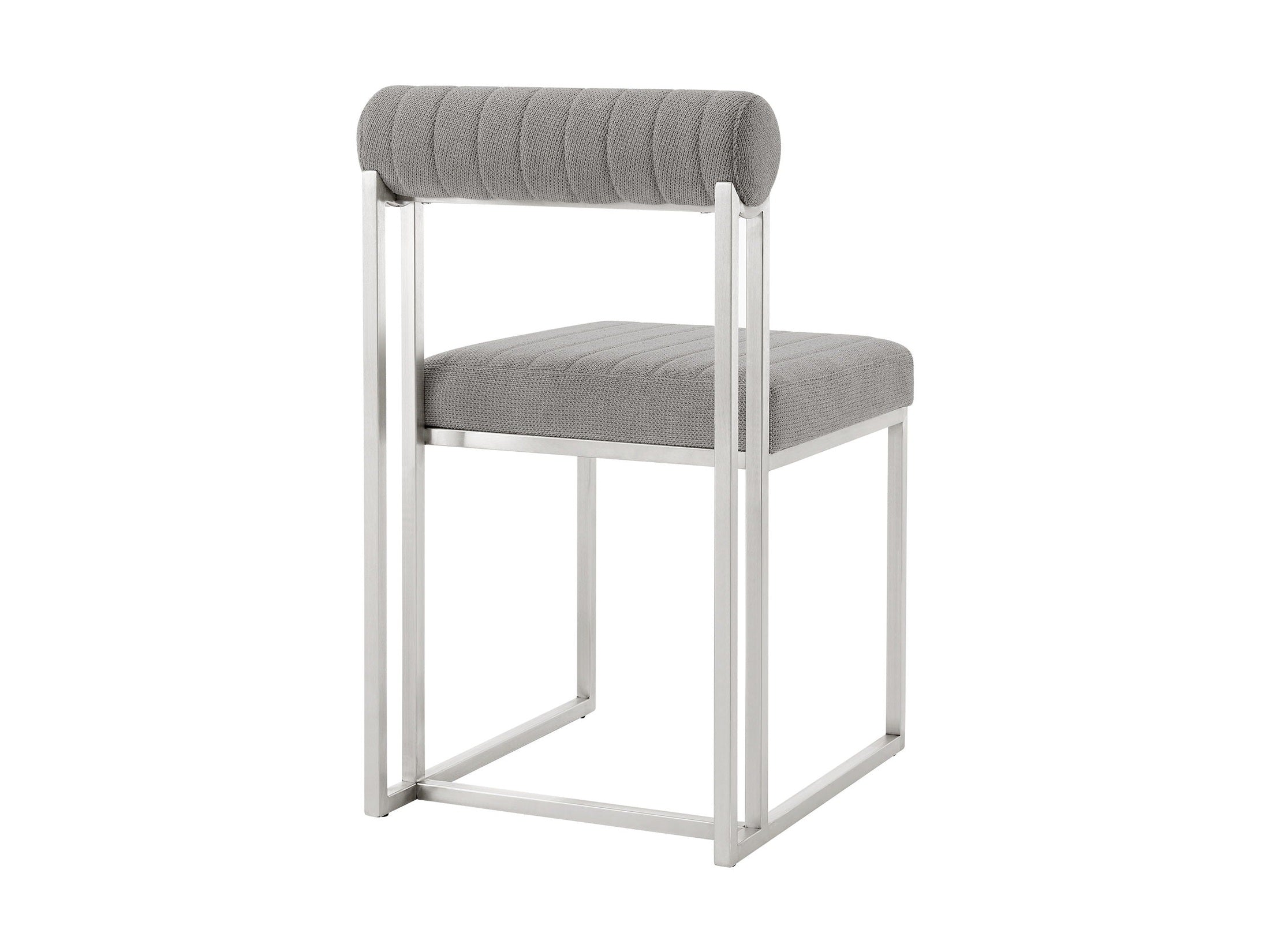 Anastasia - Dining Room Chair Set With Brushed Silver Frame