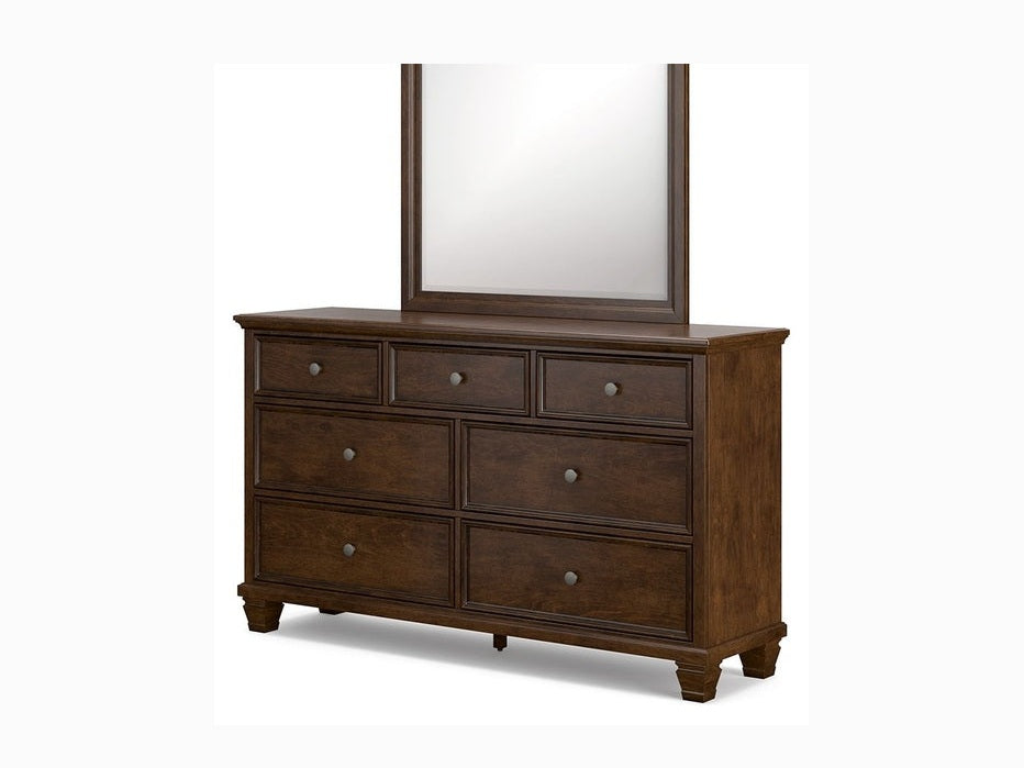 Danabrin - Dresser And Mirror - Brown