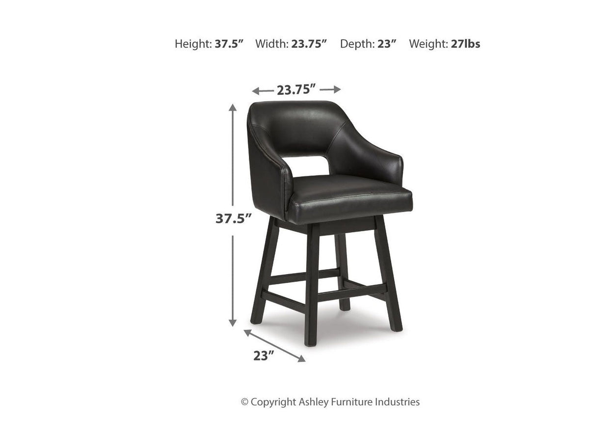 Tallenger - Upholstered Swivel Barstool (Set of 2)