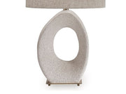 Trentlen - Paper Table Lamp - Cream / Gold Finish