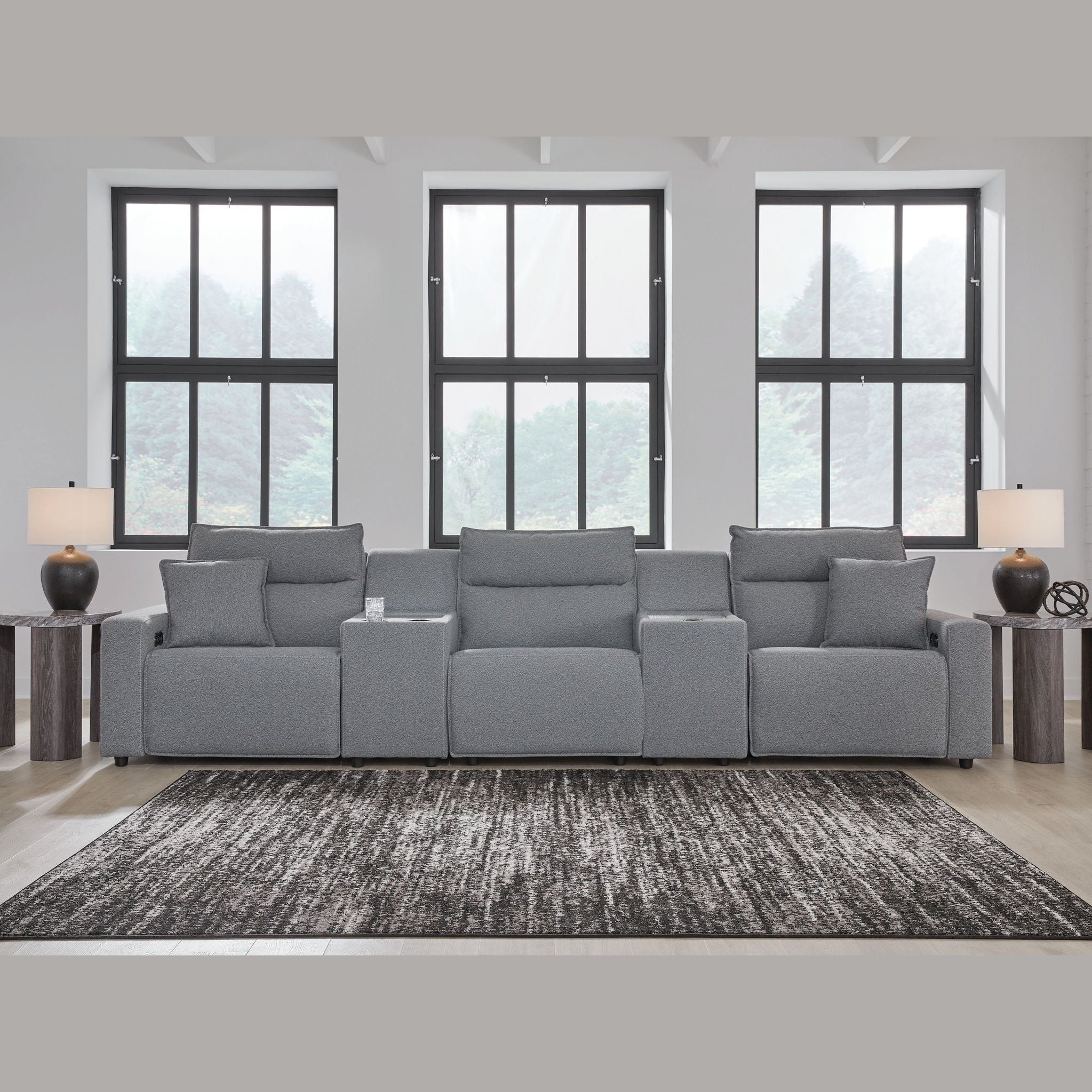 Modmax II - Reclining Sectional - Salt And Pepper