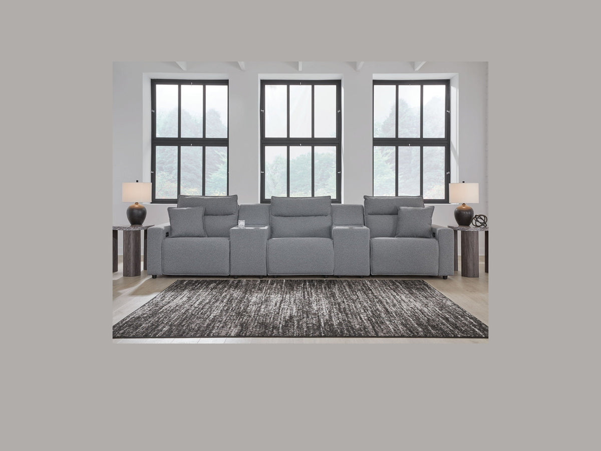 Modmax II - Reclining Sectional - Salt And Pepper