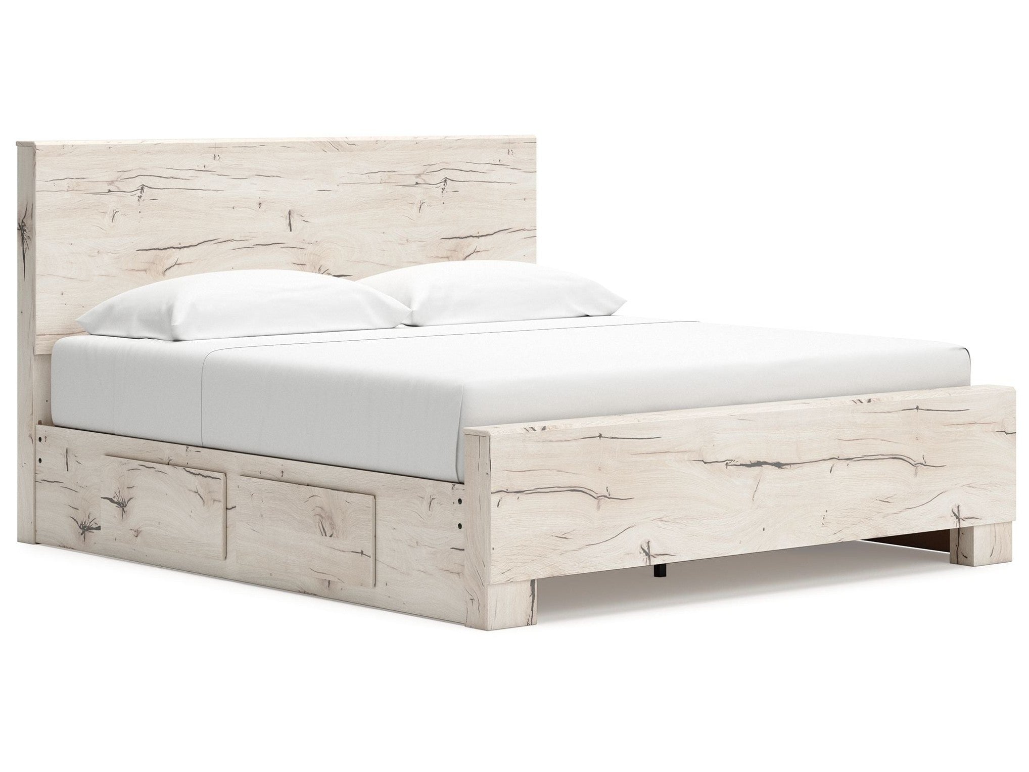 Lawroy - Panel Bed With Storage