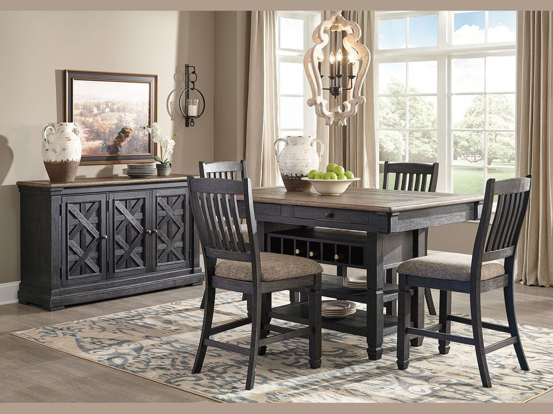 Tyler Creek - Counter Height Table Set