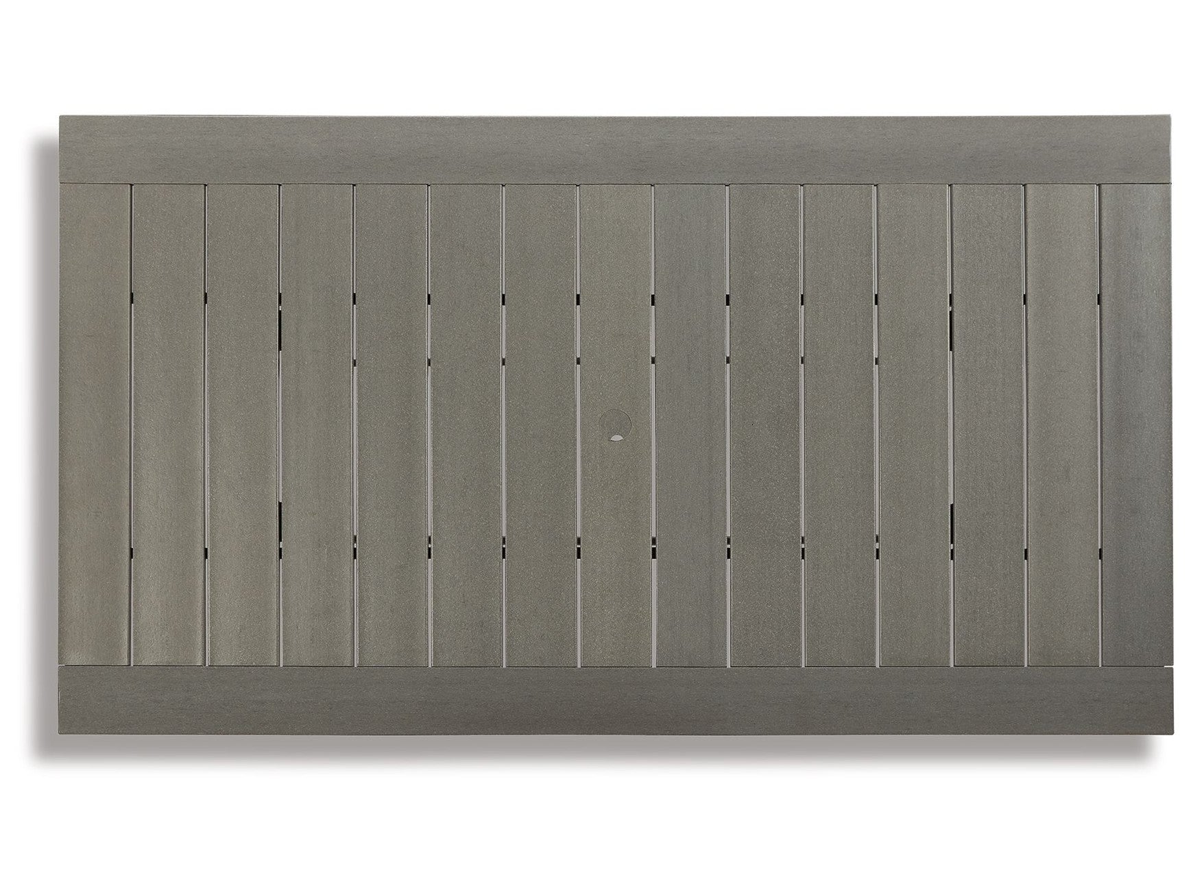 Visola - RECT Dining Table w/Umb OPT - Gray