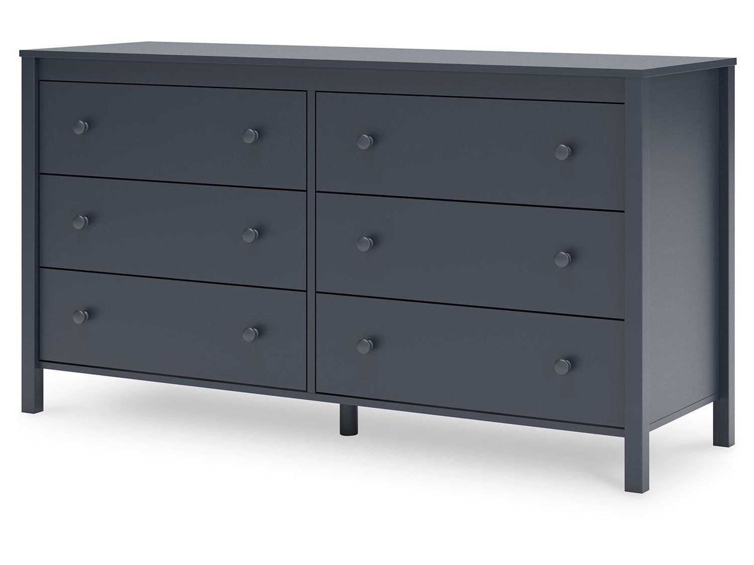 Simmenfort - Six Drawer Dresser - Navy Blue