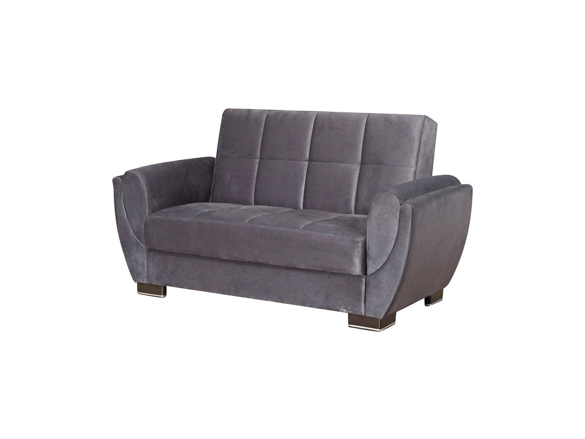 Ottomanson Armada Air - Upholstered Convertible Loveseat With Storage - Microfiber