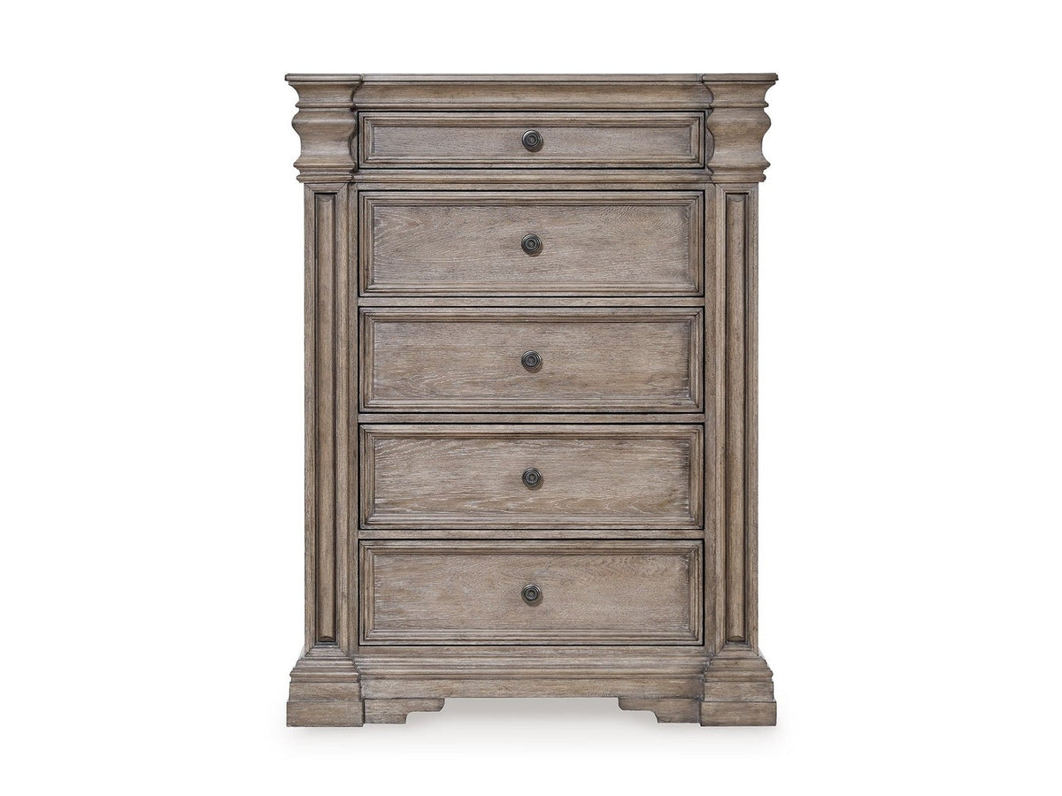 Blairhurst - Five Drawer Chest - Light Grayish Brown