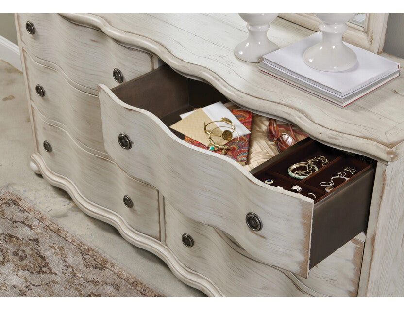 American Drew Cambric Helene Six Drawer Dresser