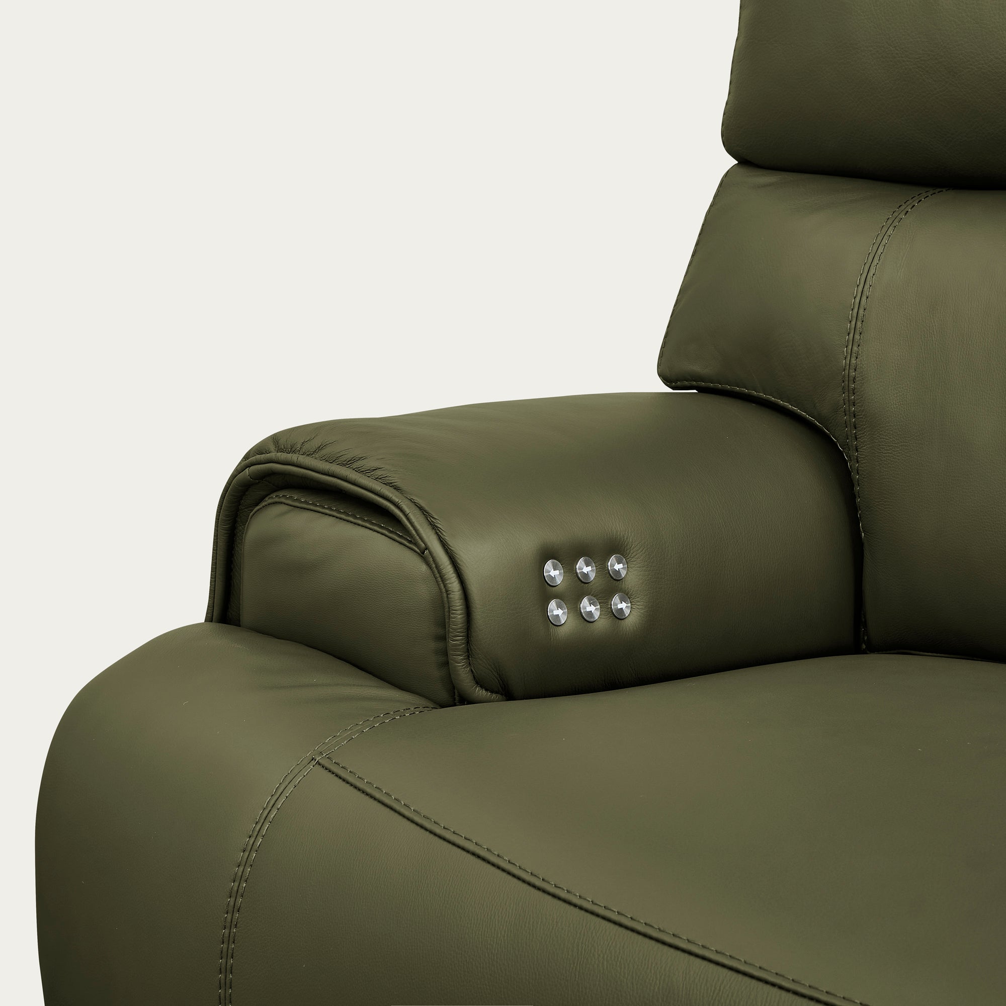 Baron Leather Sofa with Recliners