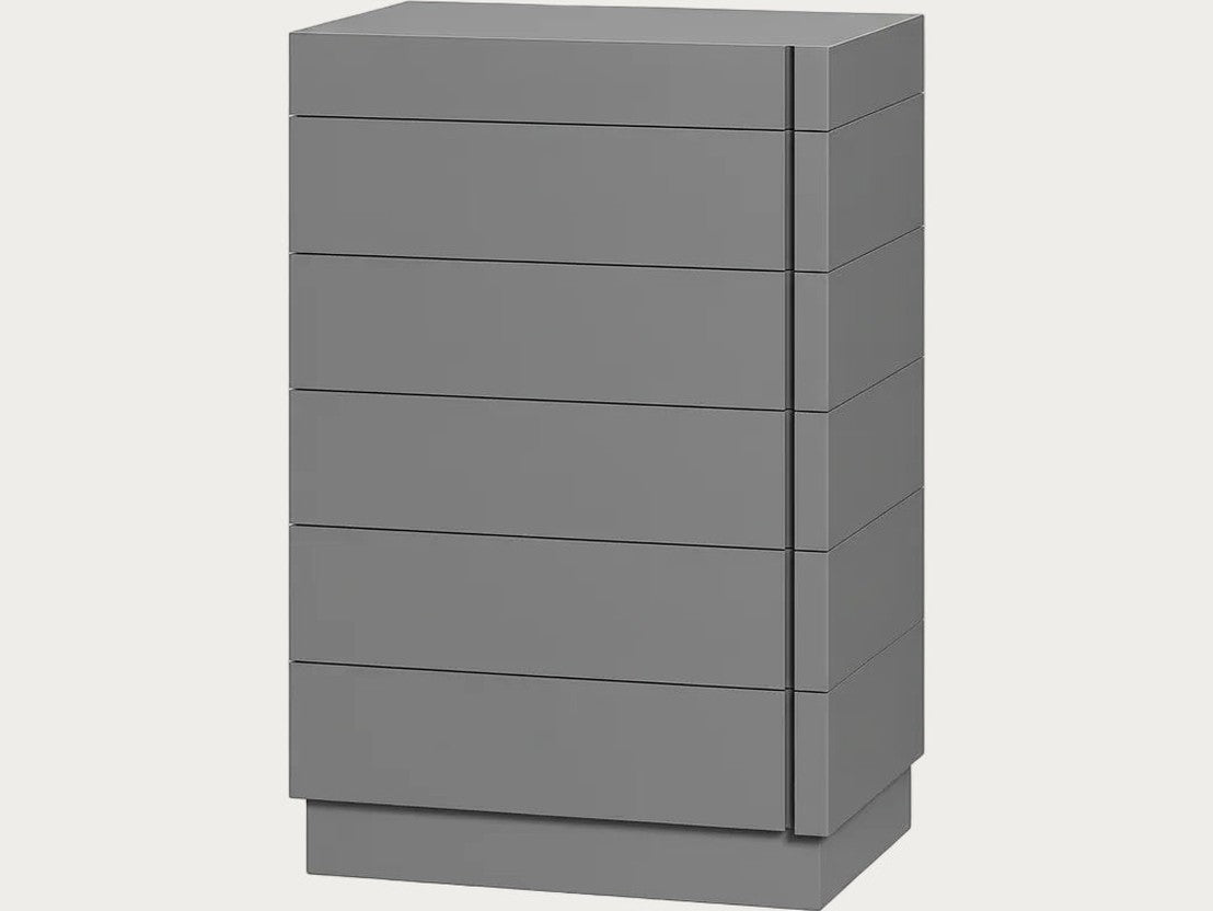 Braga Chest, grey high gloss