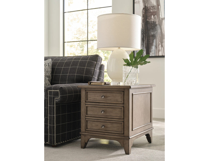 American Drew Carmine Beatrix Chairside Chest