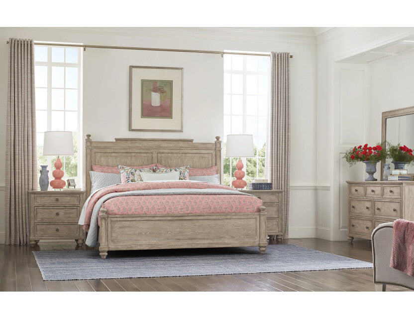 American Drew Cambric Sova Queen Panel Bed