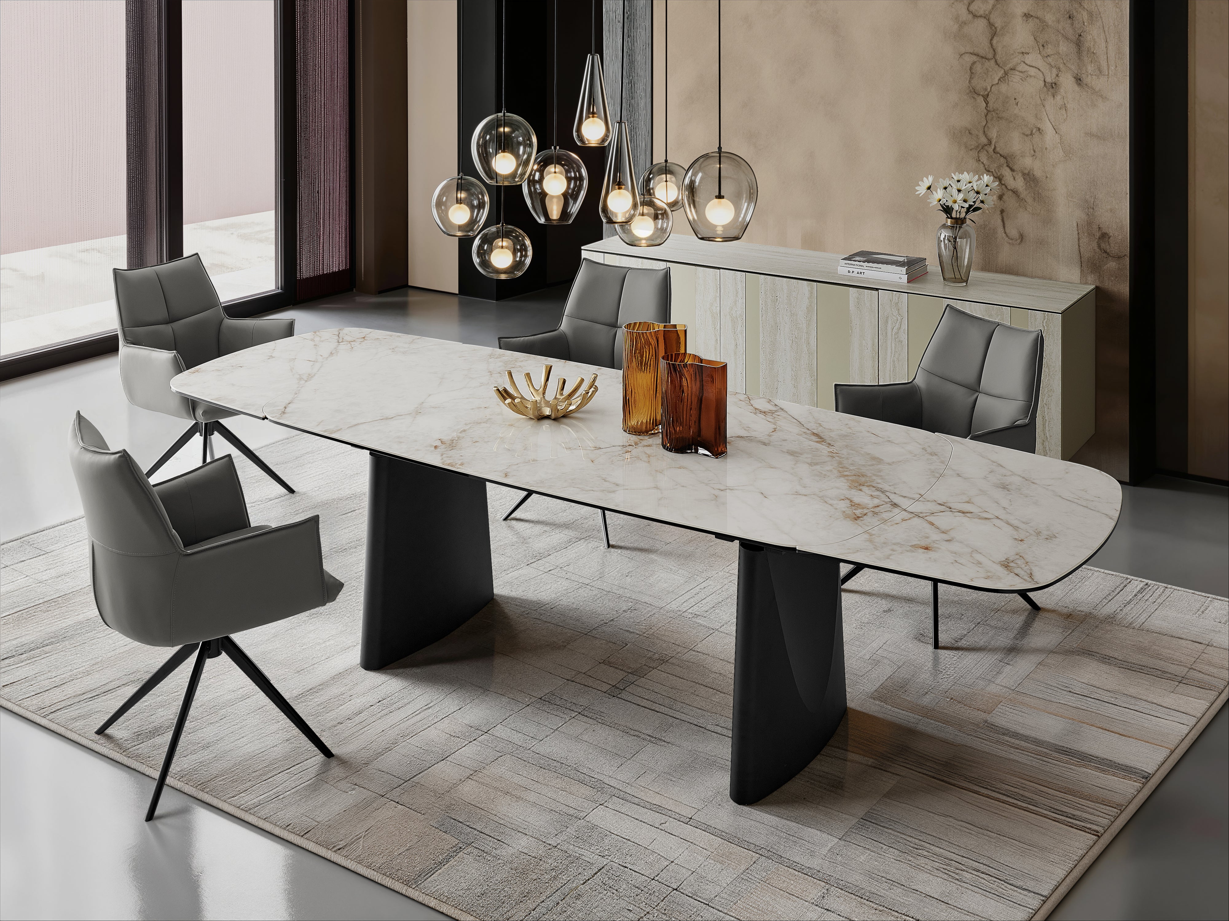 Plank Extendable Dining Table